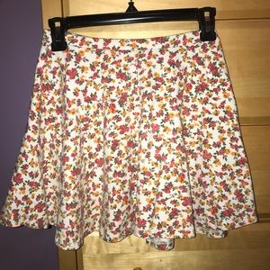 Floral skater skirt